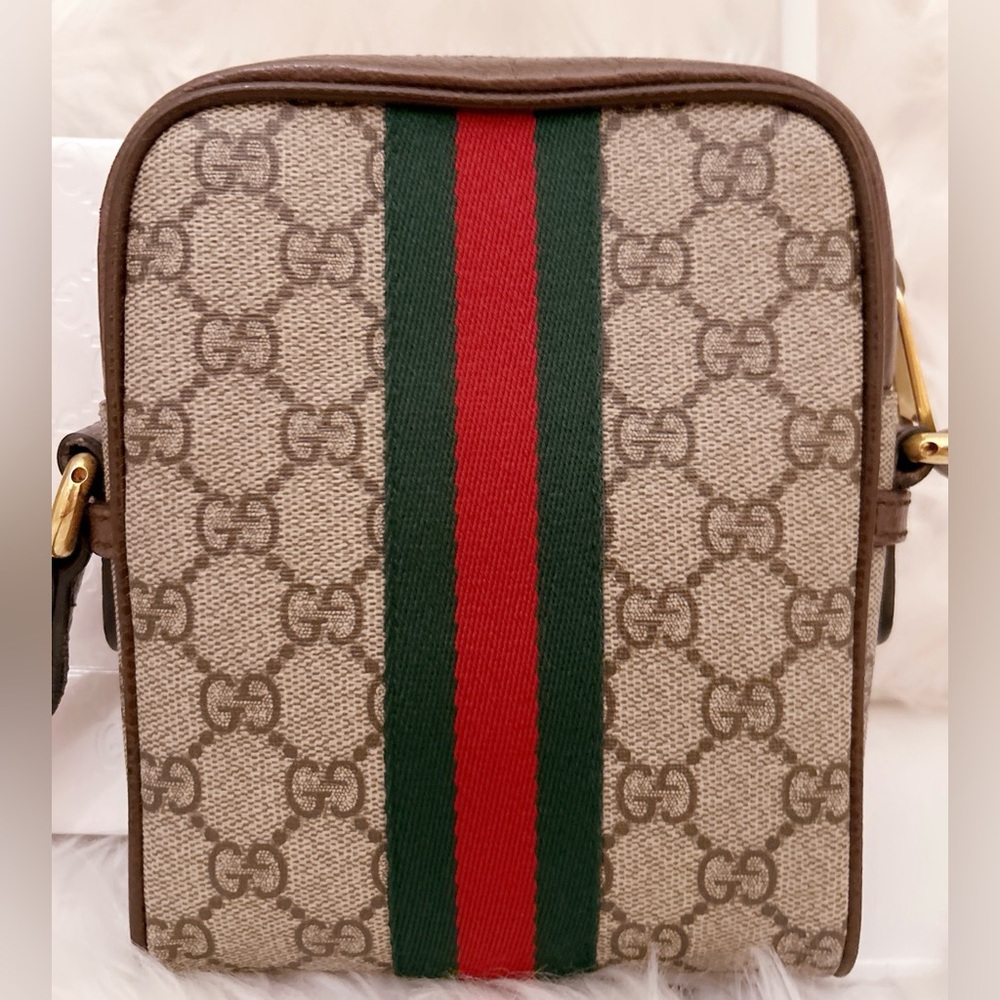 GUCCI GG Supreme GG Web Ophidia Crossbody Bag SOLD - Picture 11 of 14